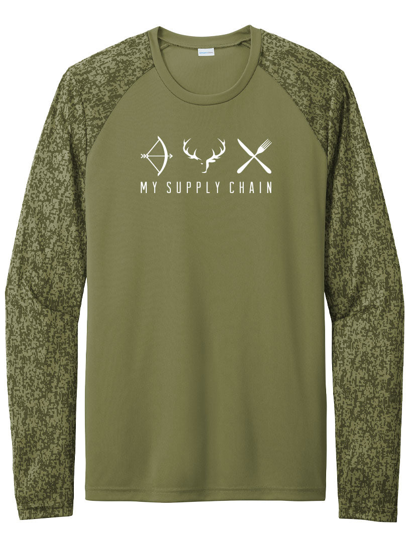 Deer Hunt Archery Long Sleeve Tee